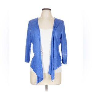 Women's Kier+J Blue Cami Sweater with glitter shine detail long sleeves Size M